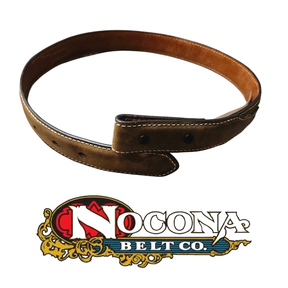 NOCONA Cowboy Western Belt, Medium Brown, Youth size 24